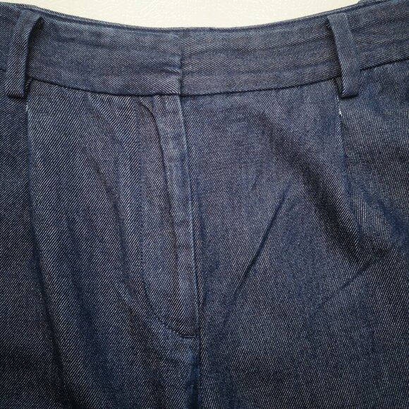 Talbots Petite Weston Pant Dark Wash Ladies Size 8P Pleated Front Pants/Jeans - Picture 9 of 13